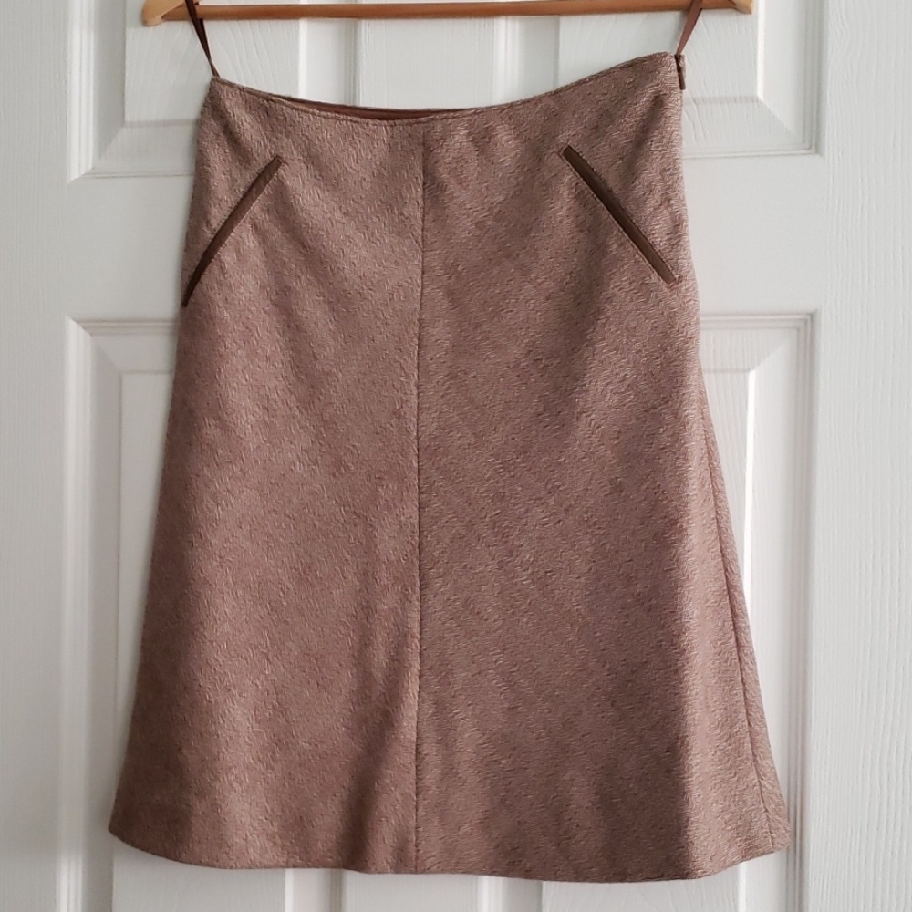 Banana Republic brown/cream skirt
